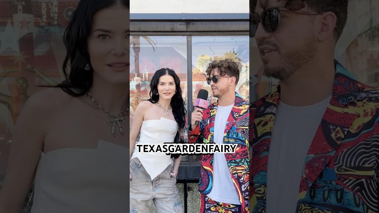 Rob interviewing a model on camera about relationships